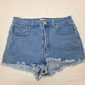 Forever 21 Distressed Denim Shorts Womens 27